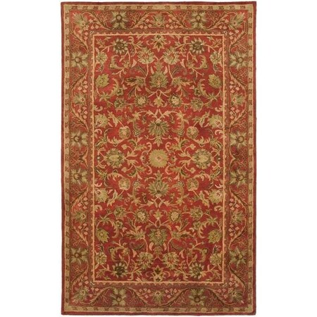 Safavieh Antiquity Hand Tufted Rectangle RugRed & Red 9 x 12 ft. AT52E-912